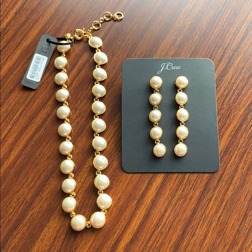 NWT J Crew Necklace & Earring Set
